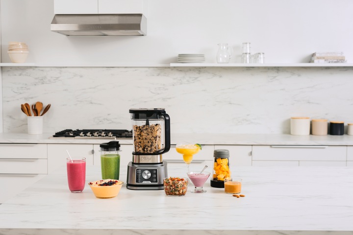 Productafbeelding Ninja CB350EU Foodi 3-in-1 Power Nutri Blender & Auto-iQ 1200 W (EU-stekker, 1200 W)