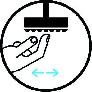 Actual product image Diaqua Shower system Fenrir chrome-plated