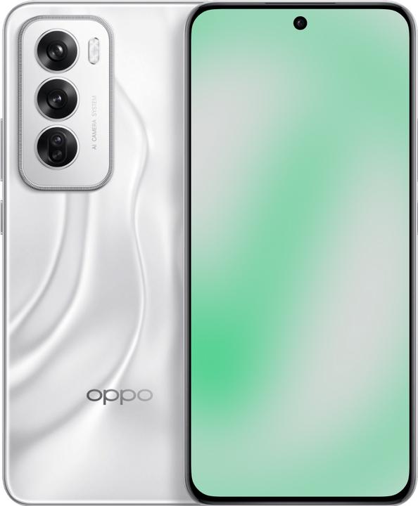 Actual product image Revendo OPPO Reno 12 (256 GB, Astro Silver, 6.70", 5G)