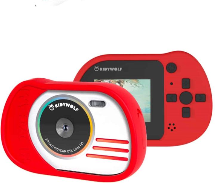 Actual product image Kidywolf Photo and video camera red