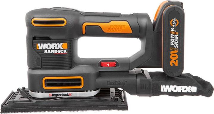 Productafbeelding Worx Multifunctionele schuurmachine 20V WX820 (Multischuurmachine)
