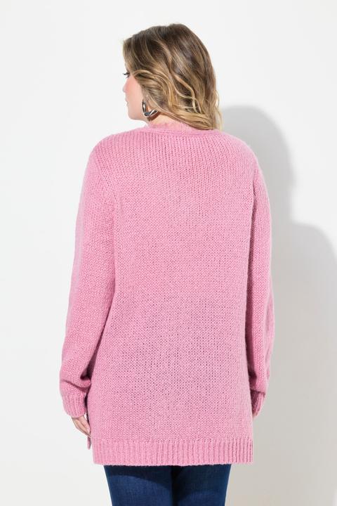 Produktbild Miamoda Pullover, Classic Fit, Grobstrick, Ausschnitt mit Spitze (56)