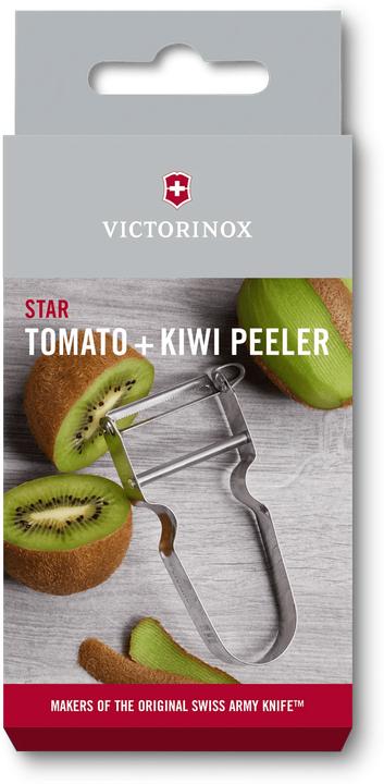 Produktbild Victorinox Sparschäler Star mit Zackenschliff, Silber