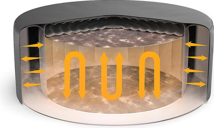 Actual product image Bestway Lay-Z-Spa Thermal Cover Round 236x71cm