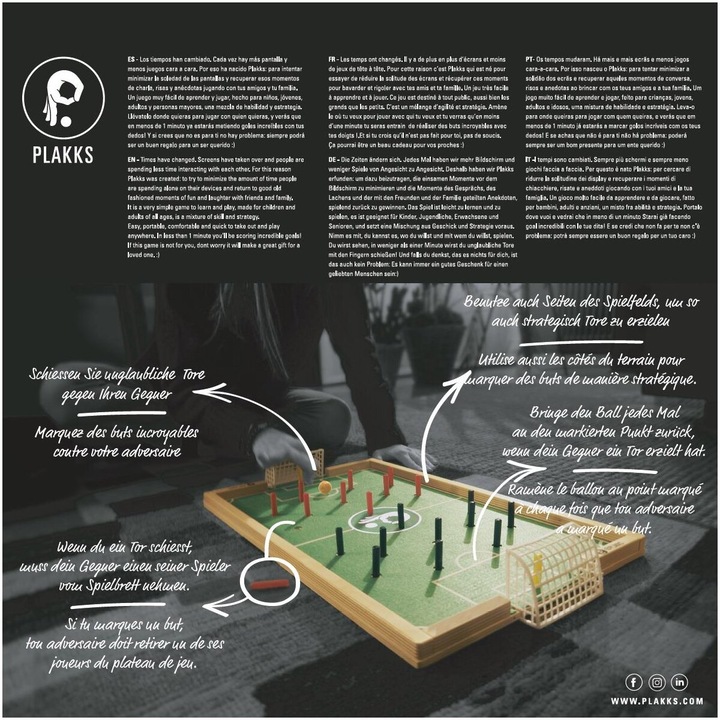Produktbild Plakks Das Fussball-Brettspiel