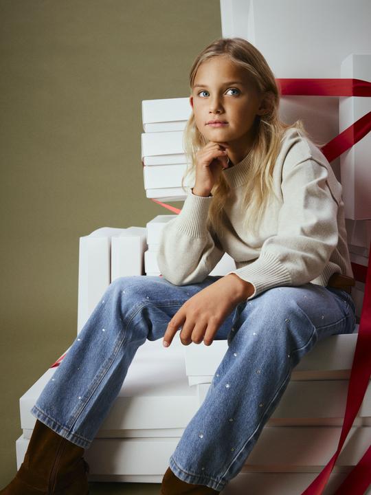 Produktbild Name it Boxy Fit Strickpullover (134, 140)