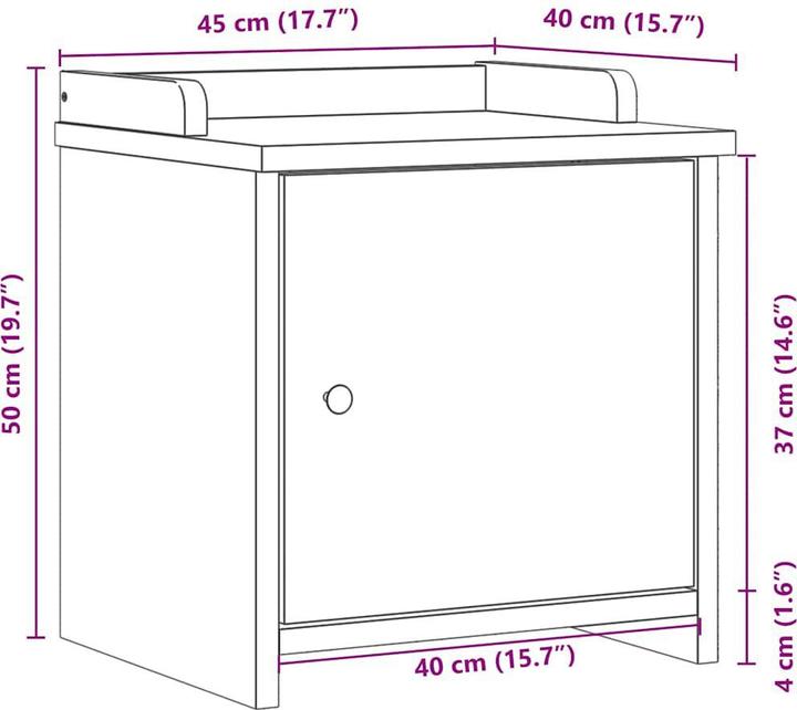 Image du produit vidaXL Flurbank (40 cm)