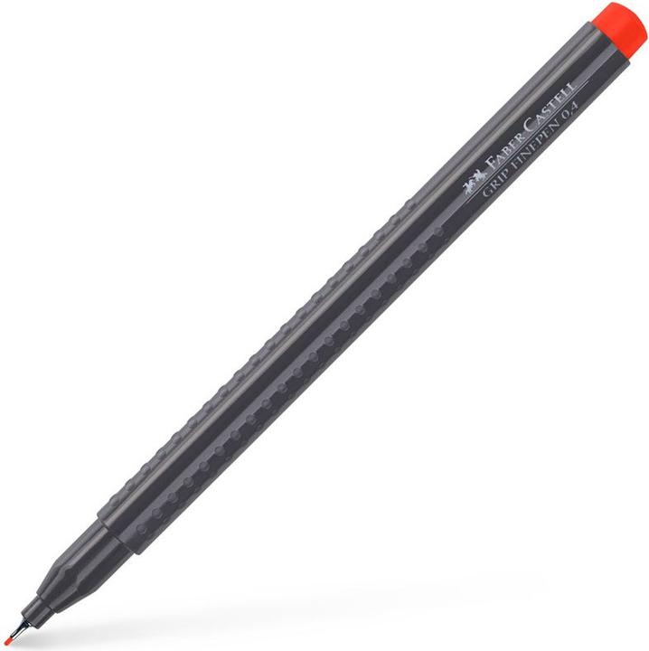 Actual product image Faber-Castell Finepen Grip (Geranium Red Light, 1 x)