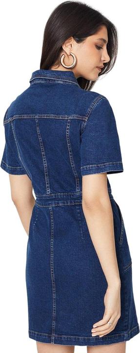 Image du produit Dorothy Perkins Mini robe à manches courtes en denim pour femmes/femmes (36)