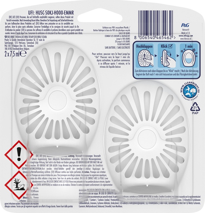 Actual product image Febreze Bathroom air freshener