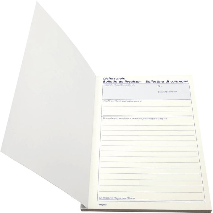 Produktbild Simplex DUPLICO - Lieferscheine (90x)