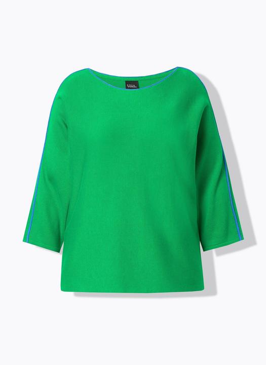 Produktbild Ulla Popken Pullover, Piping, U-Boot-Ausschnitt, 3/4-Arm (60)