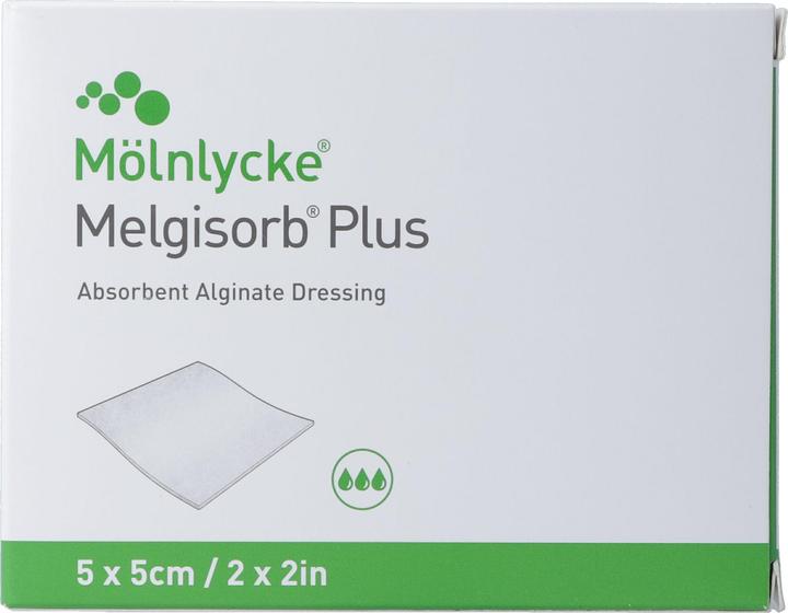 Produktbild Mölnlycke Alginat Verband 5x5cm steril (10 x)