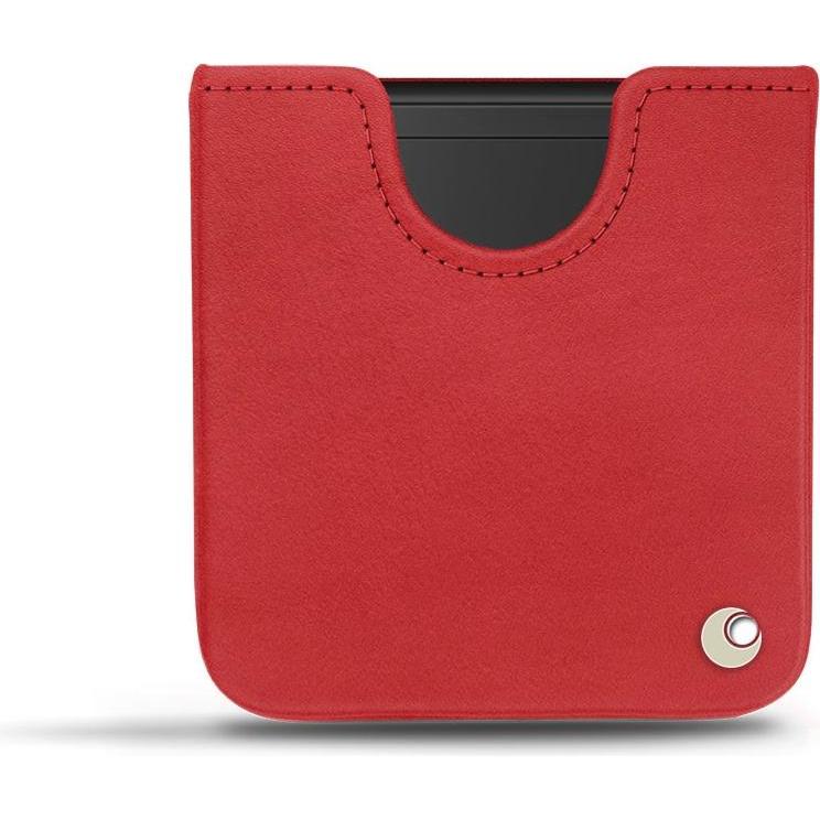 Noreve Lederschutzhülle (Samsung Galaxy Z Flip), Smartphone Hülle, Rot