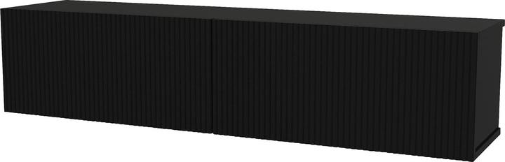 Produktbild En.Casa TV-Lowboard hängend Verpsboga 135x32x30 cm Schwarz (135 x 30 x 30 cm)