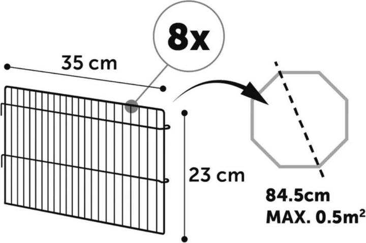 Produktbild Flamingo Playpen for rabbits and guineapigs - (5400274899822)