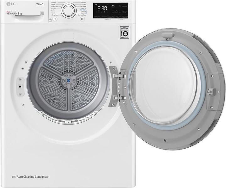Actual product image LG RH80V3AV6N tumble dryer Freestanding Front-load A++ White (8 kg, Right)