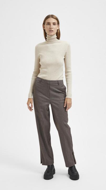 Image du produit Selected Pull à col roulé côtelé (XS)