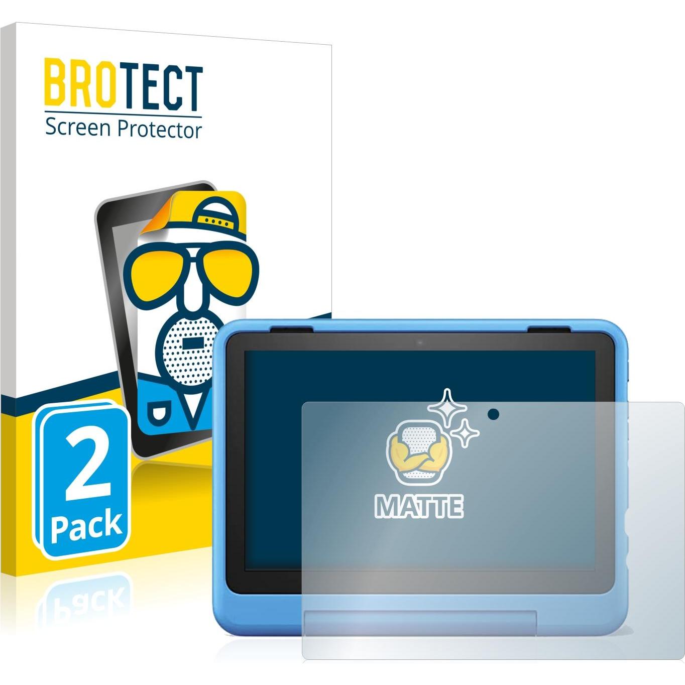 BROTECT Pellicola protettiva antiriflesso opaca (2 pz., Amazon Fire HD 8 2022), Pellicola tablet