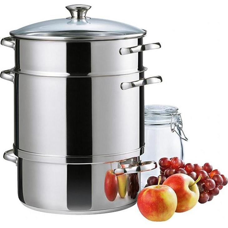 Kelomat Dampfentsafter, Entsafter, Silber