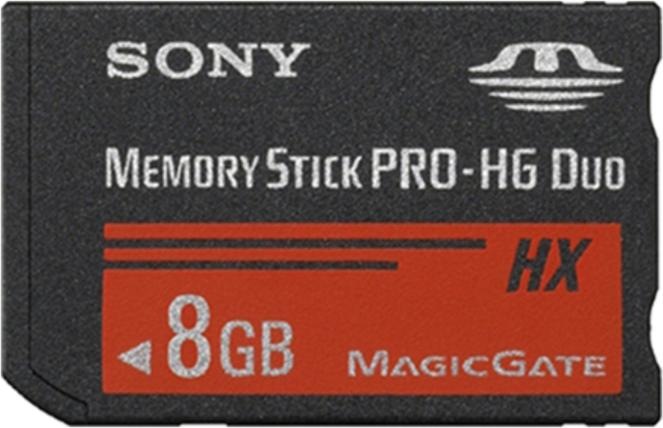 Sony Memory Stick Pro-HG Duo (8 Go, Memory Stick Pro HG Duo)