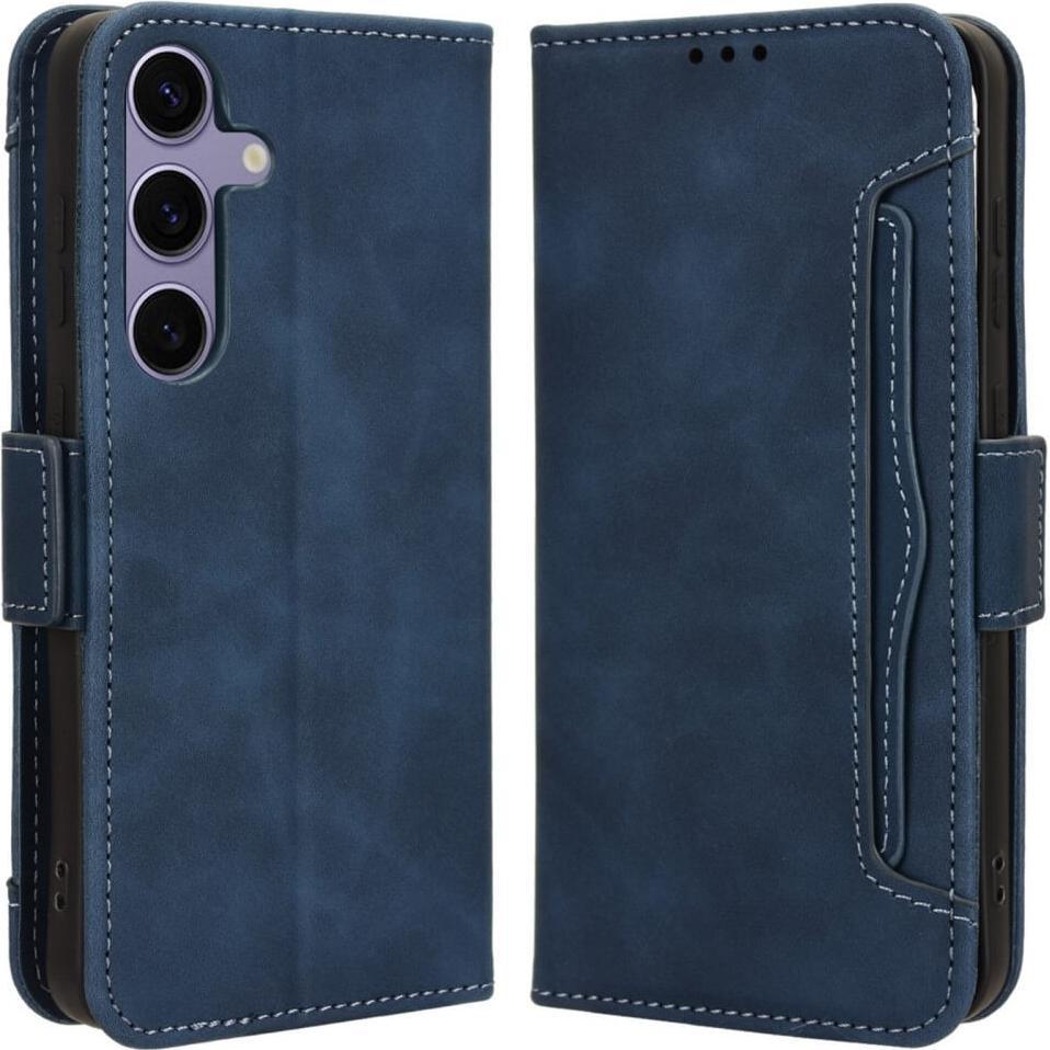 Cover-Discount FE - Etui viele Kartenfächer (Samsung Galaxy S24 FE), Smartphone Hülle, Rot
