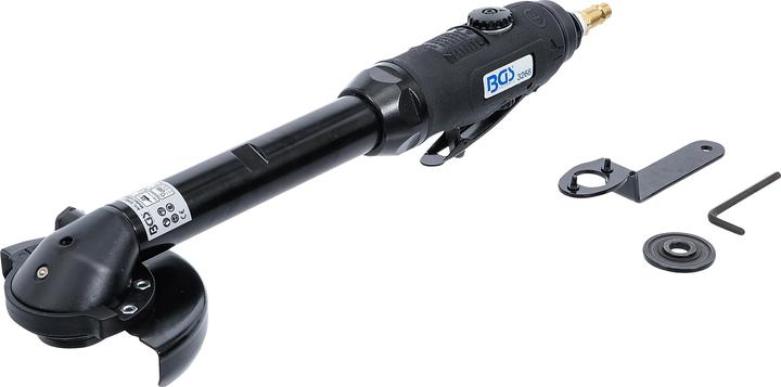 BGS Druckluft-Trennschneider extra lang flacher Kopf 376 mm (Trennschleifer)