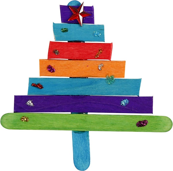 Immagine prodotto Creativ Company Kit fai da te glitter e bastoncini di legno Mega Set