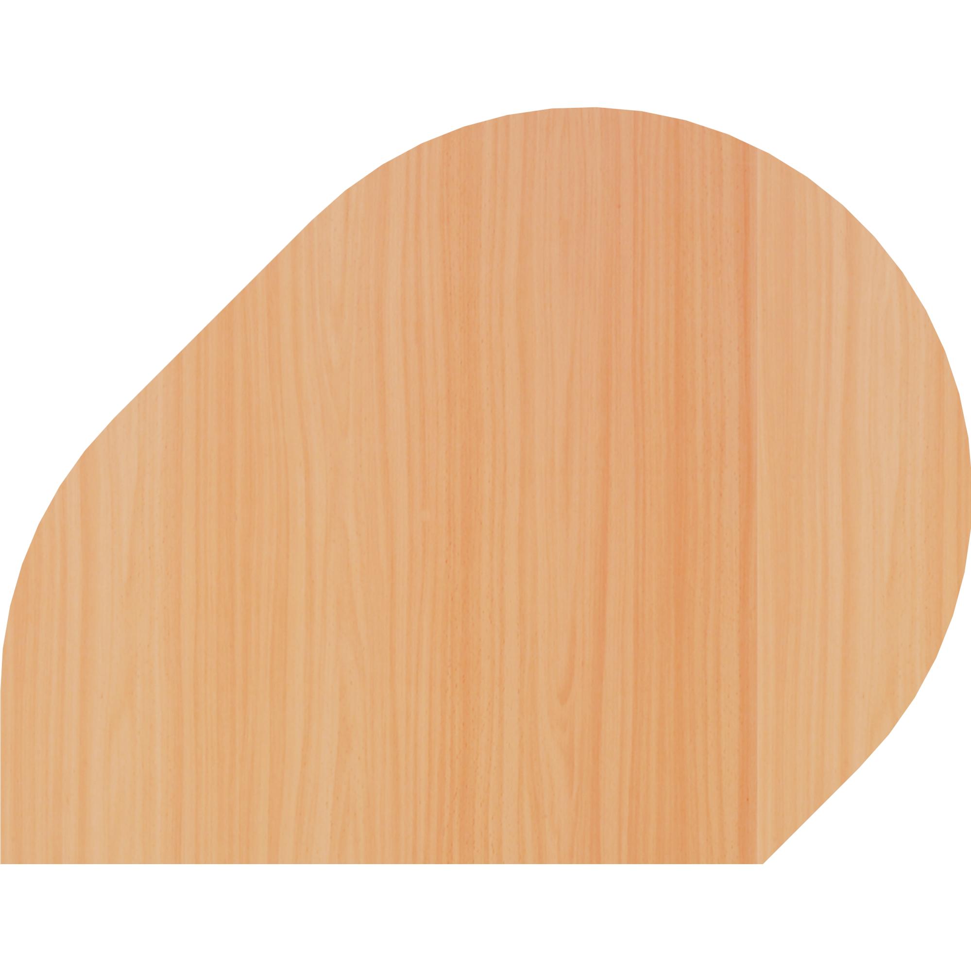 Hammerbacher, Accessori per mobile da ufficio, Anbautisch m.STF/Kons. 80x102cm Buche/Graphit