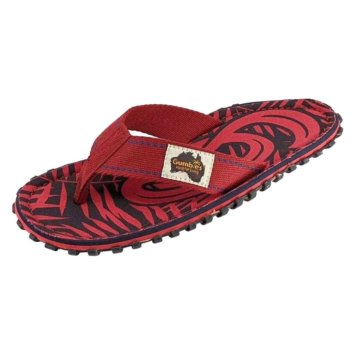Gumbies, Mannen, Flip-flop, Eilandelijke Slippers, Rood, (39)