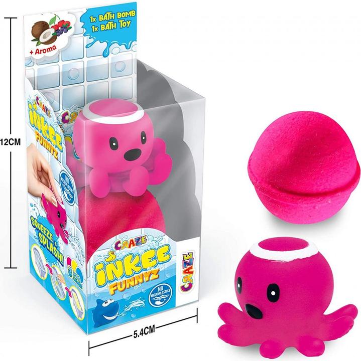 Produktbild Craze Inkee Badebombe Funnyz mit Badespielzeug