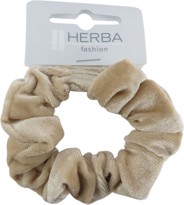 Immagine prodotto Herba Scunci velluto beige (Elastico per capelli)