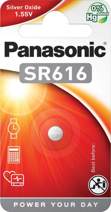 Produktbild Panasonic SR616 (1 Stk., SR616, 16 mAh)