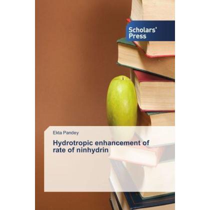 Hydrotropic enhancement of rate of ninhydrin, Ratgeber von Ekta Pandey