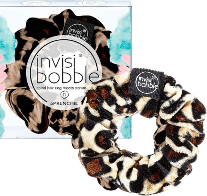 Actual product image Invisibobble Hair Tie Sprunchie Leopard (Hair tie)