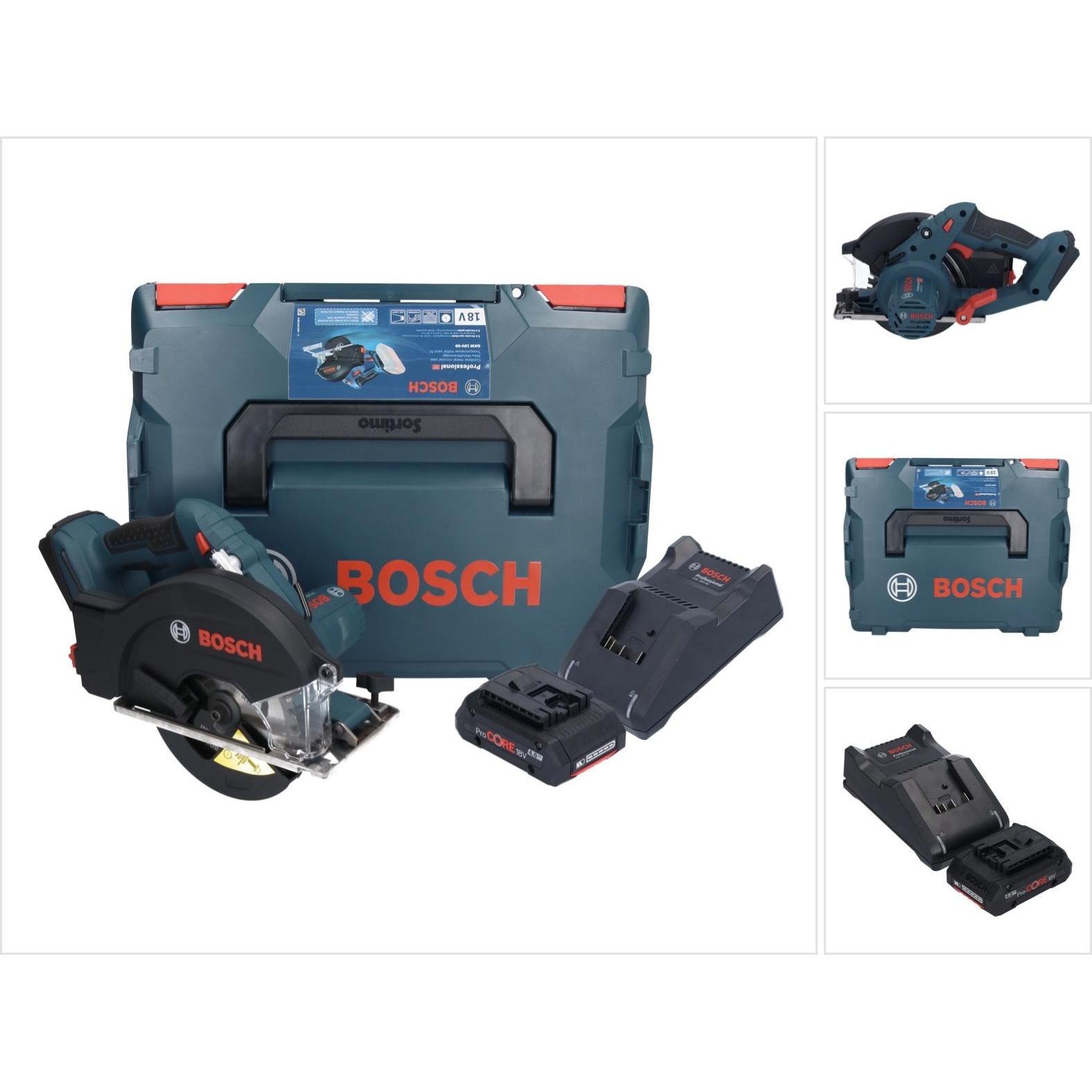 Bosch Professional, Handkreissäge, Bosch GKM 18V-50 Professional Akku Metall HandkreissÃ¤ge 18 V 136 mm Brushless + 1x P...