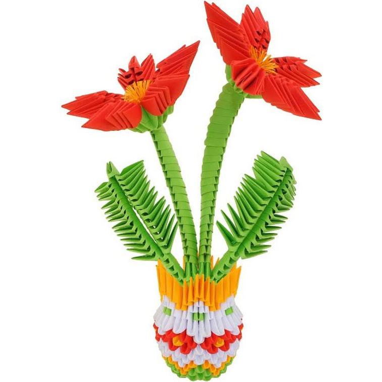 Thumbnail - Selecta Spielzeug ORIGAMI 3D - Blumentopf, 554 Stk.