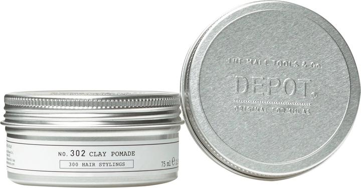 Produktbild Depot No. 302 Clay Pomade 75 ml (Haargel, Haarpomade, 75 ml)