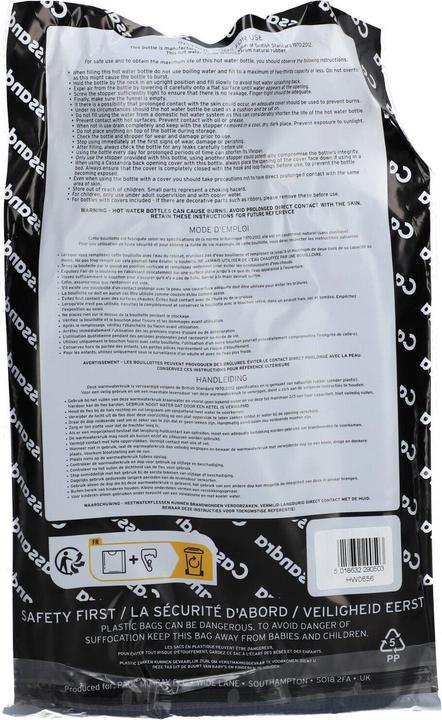 Actual product image Markenlos Hot Water Bottle Knit (1.80 l, Bed flask with cover)