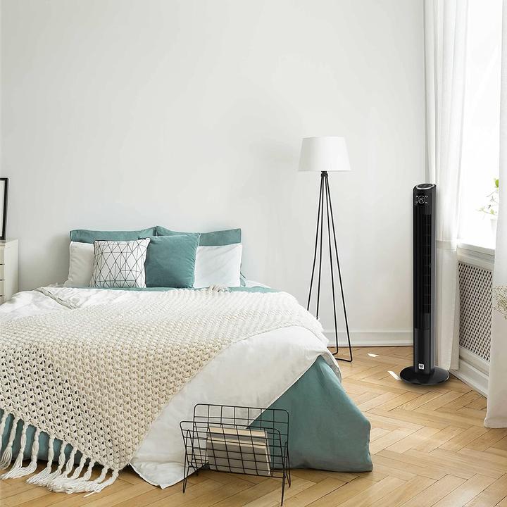 Produktbild SHE s.r.l. Turmventilator, Schwarz (50 dB)