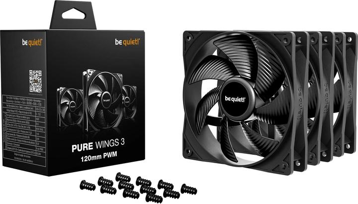 Produktbild be quiet! PURE WINGS 3 120mm PWM 3-Pack (120 mm, 3 x)