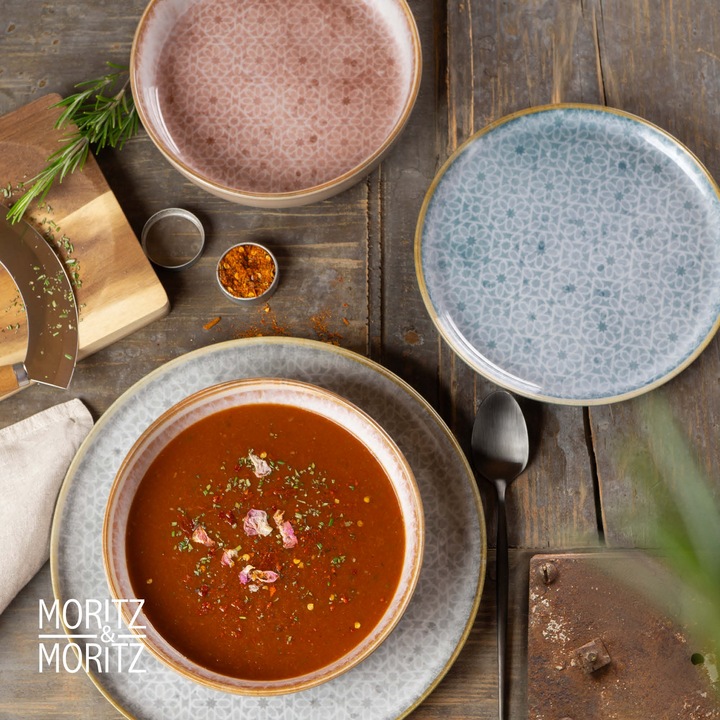 Image du produit Moritz & Moritz TERRA 6 pcs. assiettes à soupe Terracotta 700 ml chacune (6 pièce(s))