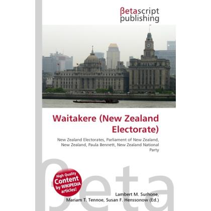Waitakere (New Zealand Electorate), Fachbücher