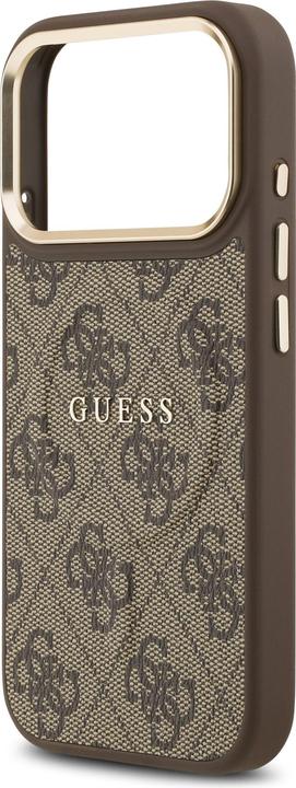 Actual product image Guess - Hardcase 4G Classic MagSafe (GUHMP17LP4MSEGCW) - iPhone 17 Pro - Brown (Apple iPhone 17 Pro)