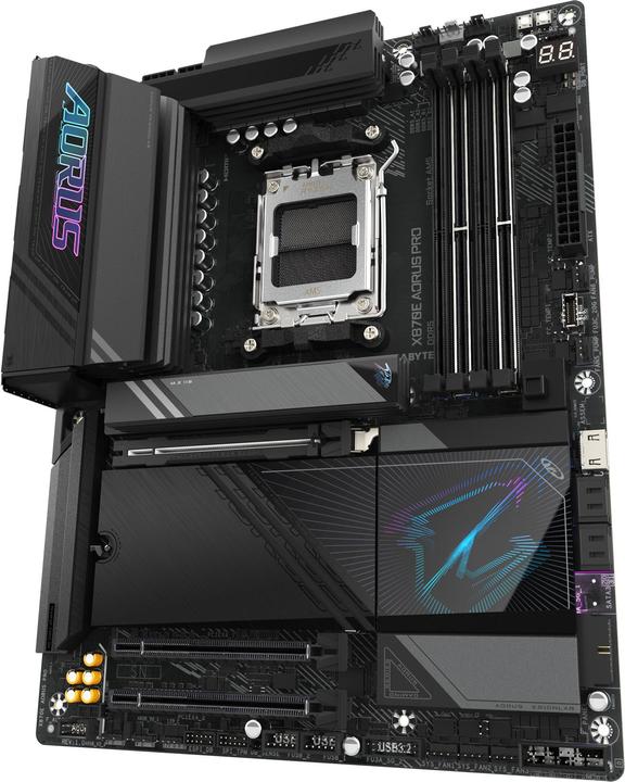 Immagine prodotto Gigabyte X870E AORUS PRO (X870,AM5,ATX,DDR5) (AM5, AMD X870E, ATX)