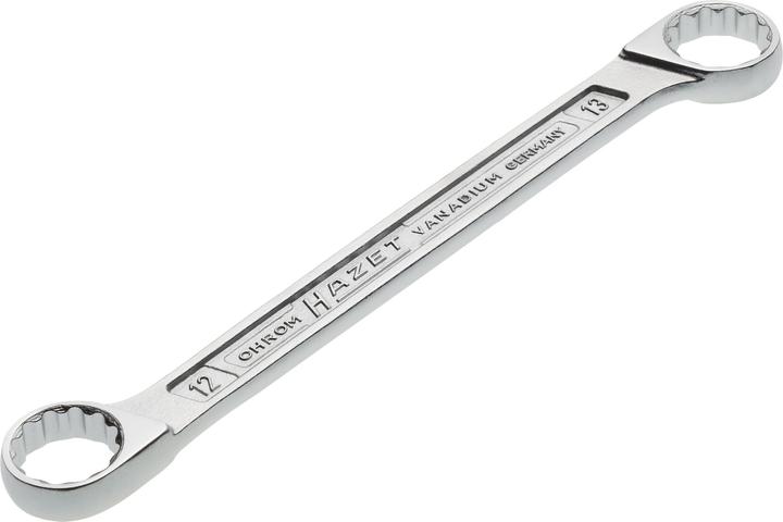 Produktbild HAZET Doppel-Ringschlüssel 610N-12X13 ∙ Aussen Doppel-Sechskant-Tractionsprofil ∙ 12 x 13 mm (12 mm, 13 mm)