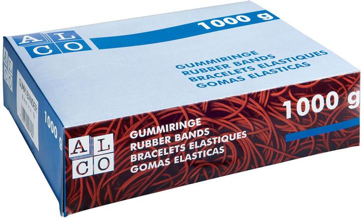 Alco Gummiringe rot 150x10mm 1000g Schachtel (1 Stk.)