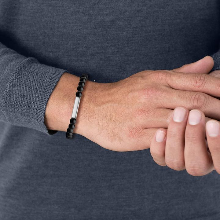 Produktbild Männerglanz Herren Armband Sterling Silber - 34712 (19 cm, - rhodiniert, Sterling Silber 925)