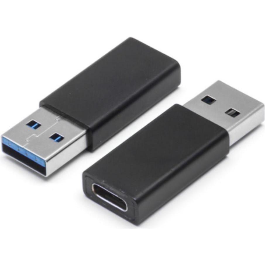Shiverpeaks S/CONN maximum connectivity Adapter, USB-A Stecker auf USB-C Buchse, 3.0, schwarz (USB 3.0), USB Kabel