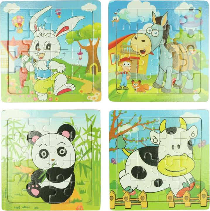 Immagine prodotto Holzpuzzle Tier, 16tlg. (16 pezzi)